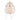 White akari washi paper lamp with black accents on a white background