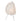 White paper noguchi 1A lantern with black metal stand on a white background