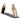 decorative hand brass aubock hands with a wooden base on a white background