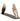 decorative hand brass aubock hands with a wooden base on a white background