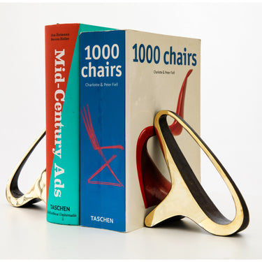 Pair of Carl Auböck Model #3848 Brass Bookends