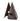 Geometric aubock brass sculptural bookend with on white background