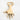 Gold bottle opener on a white background