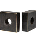 Auböck 4575 model square bookends a pair for sale