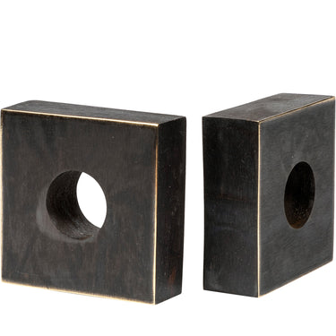 Auböck 4575 model square bookends a pair for sale