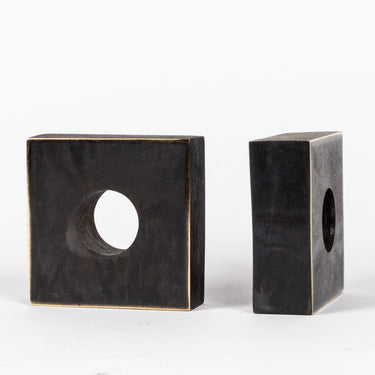 Carl Aubock 4575 square bookend for Two Enlighten