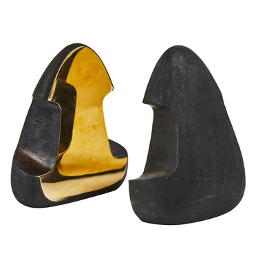 Pair of Carl Auböck Model #4637 Brass Bookends