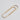 Gold paper clip object on a light gray background