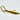 Gold hand-shaped keychain on a white background