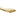 Gold keyring shaped like a foot on a white background