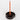 Pencil in a black spiral holder on a white background
