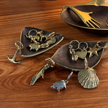 Carl Auböck Model #7151 'Anchor' Brass Figurine Keyring