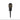 Black metal bysted pathway light with a spike mount detail on a white background