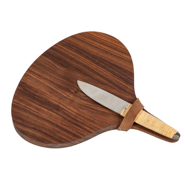 Carl Auböck Model #4363B Walnut Cheese Board Set