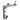 Carl Auböck Model #4965 Metal Wall Hook for Two Enlighten