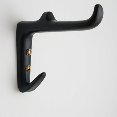 Carl Auböck Model #4965 Metal Wall Hook for Two Enlighten