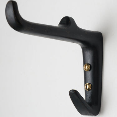 Carl Auböck Model #4965 Metal Wall Hook for Two Enlighten