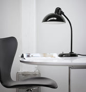 Christian Dell 'Kaiser Idell 6556-T' Table Lamp for Fritz Hansen Two Enlighten glossy black 