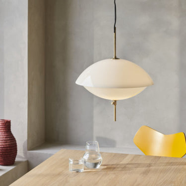 'Clam' Glass Pendant by Ahm and Lund for Fritz Hansen Two Enlighten