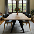 EM table oak and black vitra two enlighten jean prouve