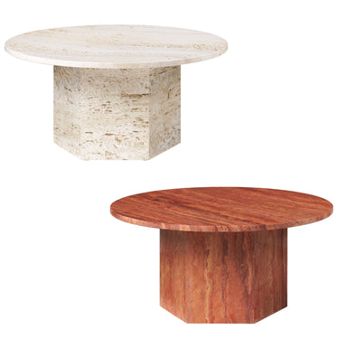 Travertine 'Epic' Coffee Table by GamFratesi for GUBI