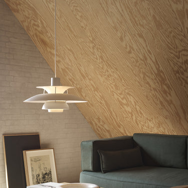 Poul Henningsen 'PH 5' Monochrome Pendant for Louis Poulsen two enlighten lifestyle
