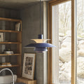 Poul Henningsen 'PH 5' Monochrome Pendant for Louis Poulsen two enlighten  monochrome dusty indigo lifestyle