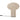 Glass table lamp with striped design on a white background