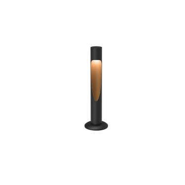 short flindt garden pathway cylindrical light fixture on a white background from louis poulsen