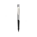 aluminum pathway light with flindt garden bollard with black spike mount on a white background