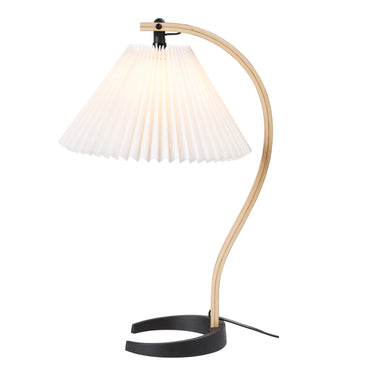 mads caprani timberline table lamp with white shade by gubi