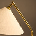 Gräshoppa Table Lamp in Brass with Canvas Shade by Greta M. Grossman for GUBI Two Enlighten detail 