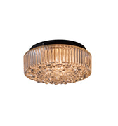 Decorative helena tynell bubble glass limberg ceiling light fixture on a white background