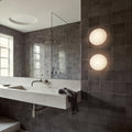 Arne Jacobsen 'AJ Eklipta' Wall or Ceiling Light for Louis Poulsen Two Enlighten  bathroom lifestyle 