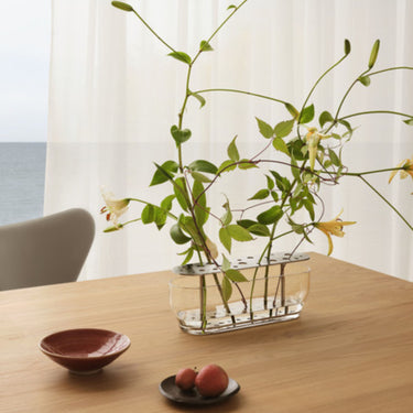 Jaime Hayon 'Ikebana' Vase in Glass and Steel for Fritz Hansen Two Enlighten 