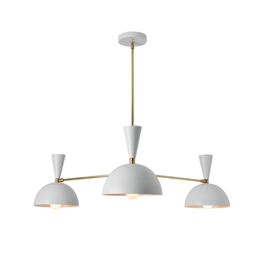 Large Three-Cone 'Lola II' Chandelier for Two Enlighten