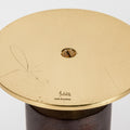 brass aubock stamp detail