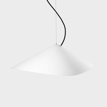 Daniel Becker 'Emily IV' Matte White Pendant Light for Two Enlighten