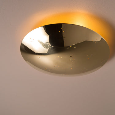 Raul Reyes 'Rey' Perforated Dome Ceiling Lamp for One Spot Lighting Two Enlighten 