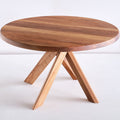 Pierre Chapo 'T21 Sfax' Handcrafted Wood Table in Elm for Two Enlighten