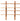Pierre Chapo 'B17' Handcrafted Wood Shelf for Chapo Création for Two Enlighten