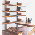 Pierre Chapo 'B17' Handcrafted Wood Shelf in showroom for Two Enlighten