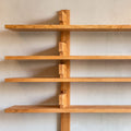 Pierre Chapo 'B17' Handcrafted Wood Shelf Detail for Two Enlighten