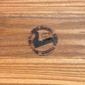 Pierre Chapo 'B17' Handcrafted Wood Shelf Stamp Mark for Two Enlighten
