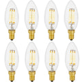 'Candle' Dimmable Clear Glass LED Bulb by Tala for Two Enlighten