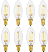 'Candle' Dimmable Clear Glass LED Bulb by Tala for Two Enlighten