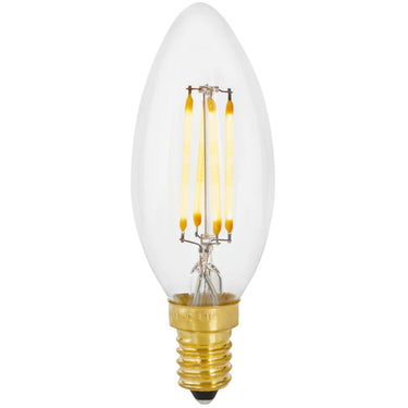 'Candle' Dimmable Clear Glass LED Bulb by Tala for Two Enlighten
