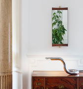 GamFratesi 'Vanity' Mirror for GUBI Two Enlighten single aspide lamp