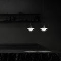 Poul Henningsen PH 3/3 Pendant Lamp for Louis Poulsen Two Enlighten all glass lifestyle 