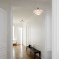 Poul Henningsen 'PH '3½-3' Glass Pendant for Louis Poulsen Two Enlighten hallway lifestyle